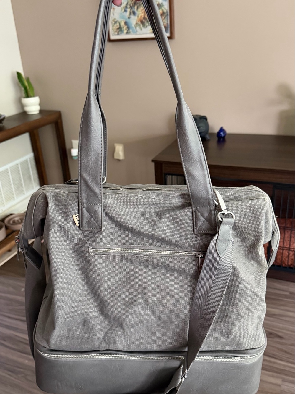 BEIS OG Gray Mini Weekender